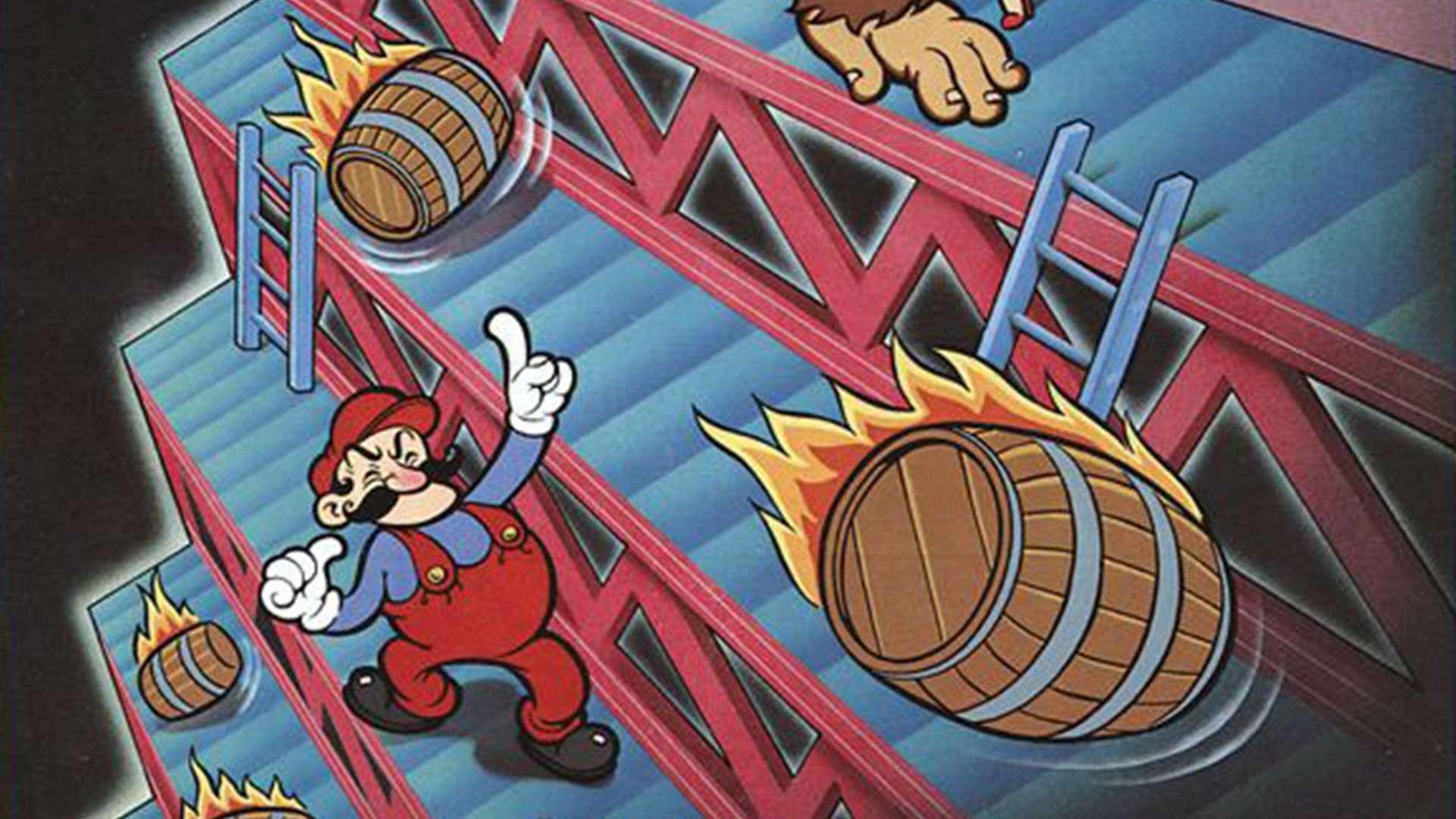 هنر کابینت آرکید Donkey Kong و جادوی ماریو