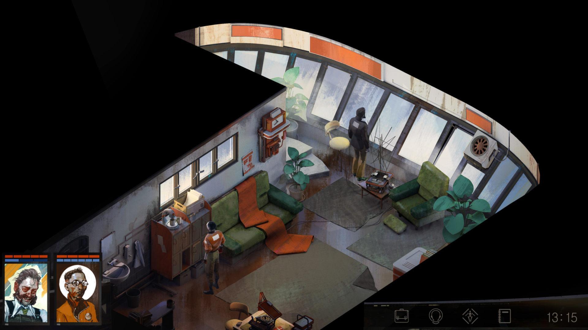 A screenshot of Disco Elysium, یکی از بهترین بازی های RPG.