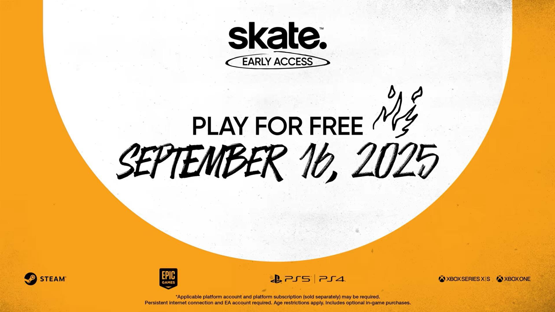 تاریخ انتشار Skate: زمان انتشار دسترسی زودهنگام