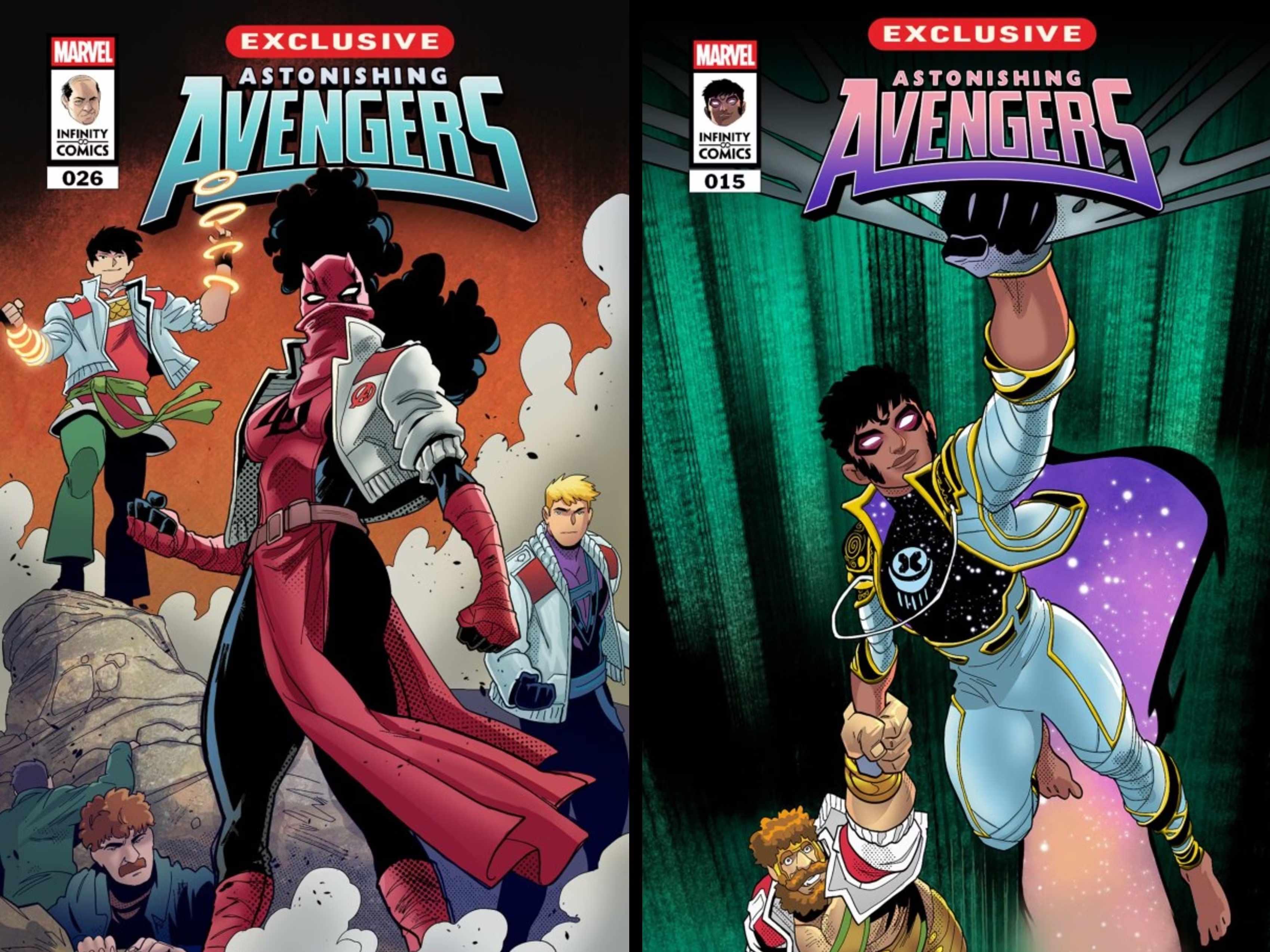 تصاویر جلد کمیک Astonishing Avengers - اعضای جدید تیم از جمله Captain Beyond عضو Avengers