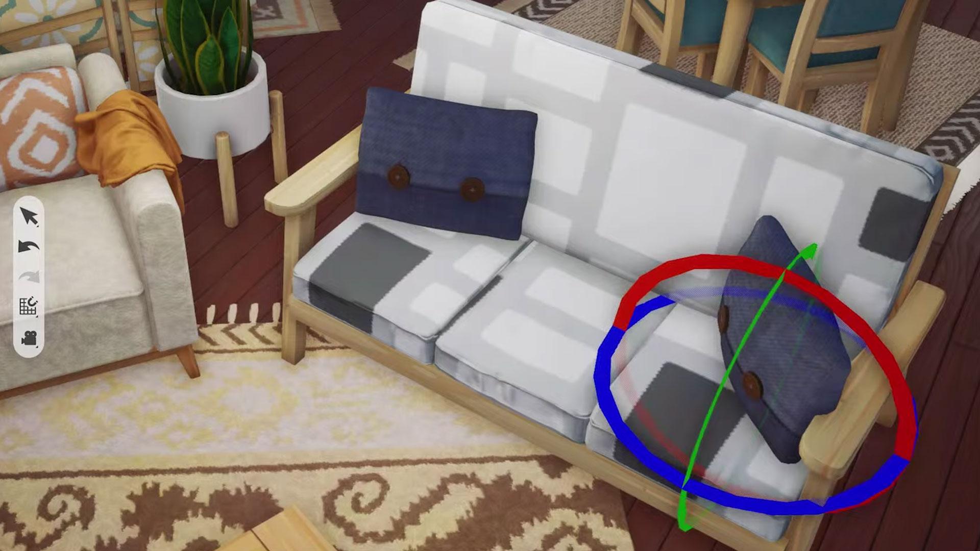 چرخش بالشتک در Project Rene و The Sims 5
