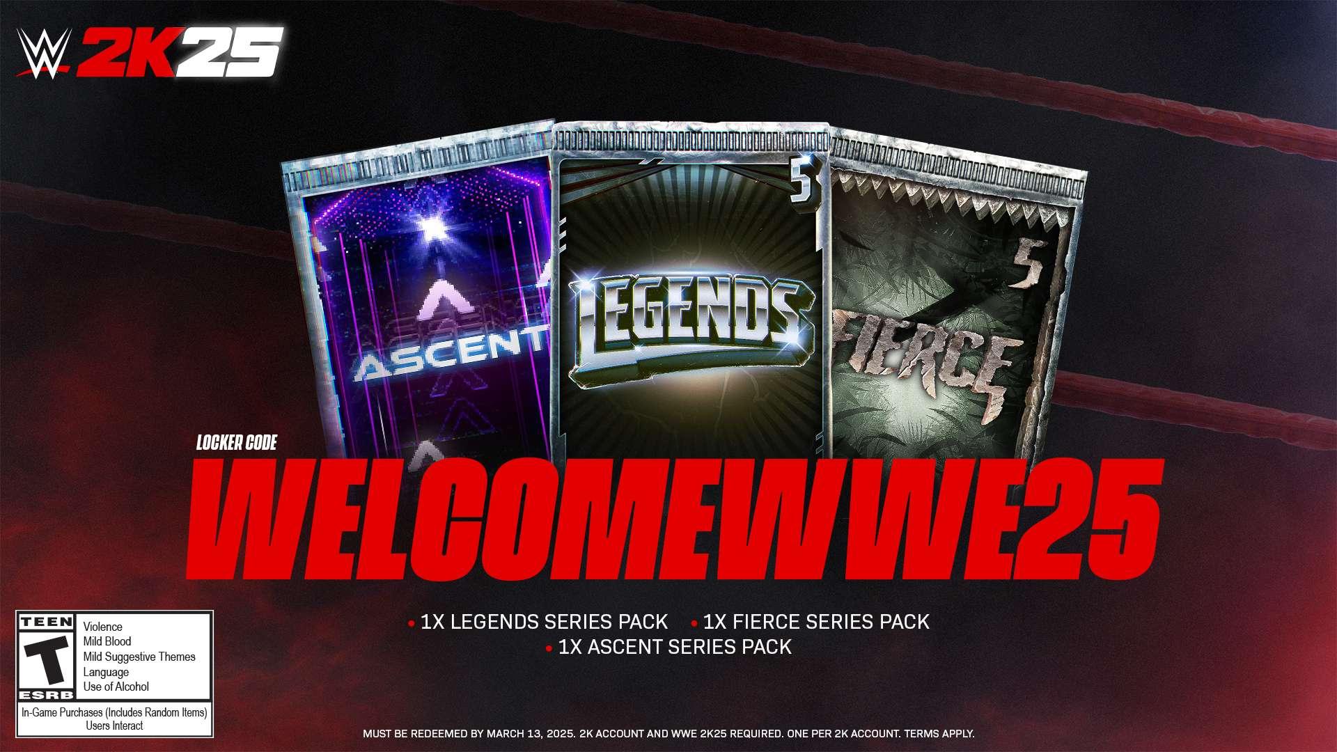 کدهای لاکر WWE 2K25: یک کد اولیه برای MyFaction