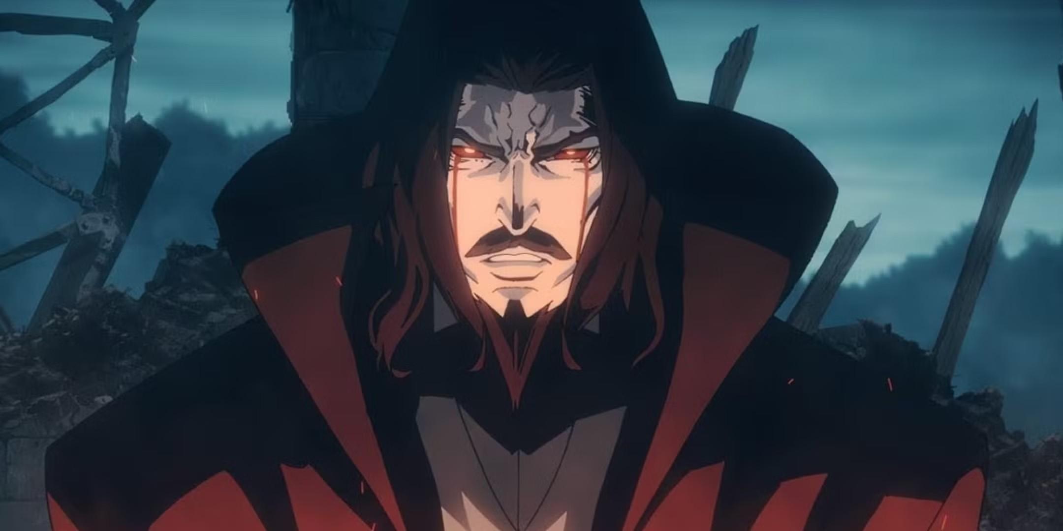 دراکولا در سریال Castlevania نتفلیکس، انیمیشن بدون قسمت بد