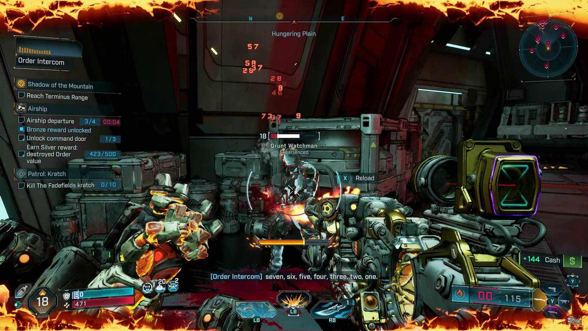 دمیج المنتال Borderlands 4: انواع آسیب عنصری در حال وارد کردن آسیب آتشین