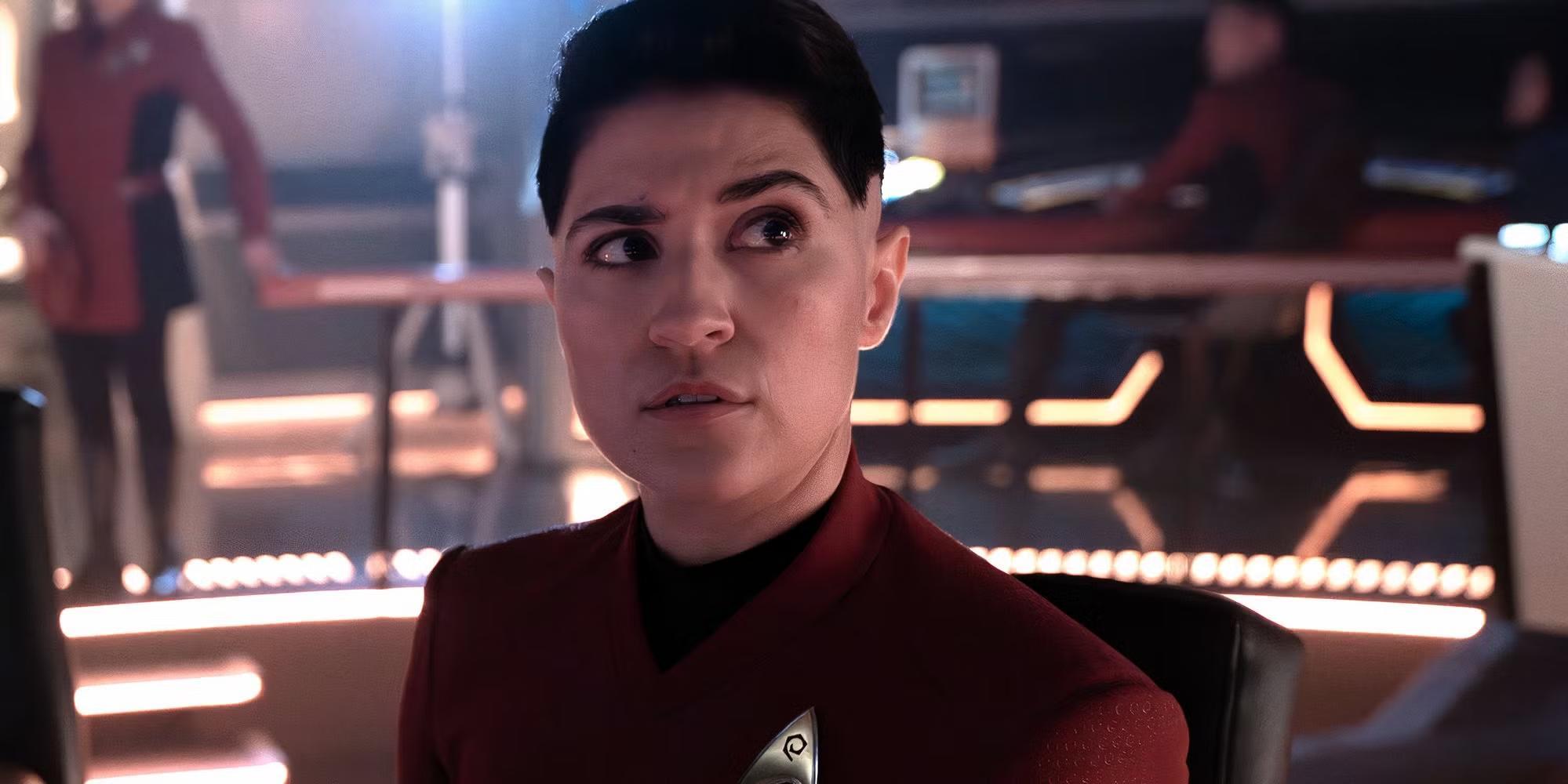 Erica Ortegas در فرماندهی در Star Trek Strange New Worlds مشکلات فصل سوم