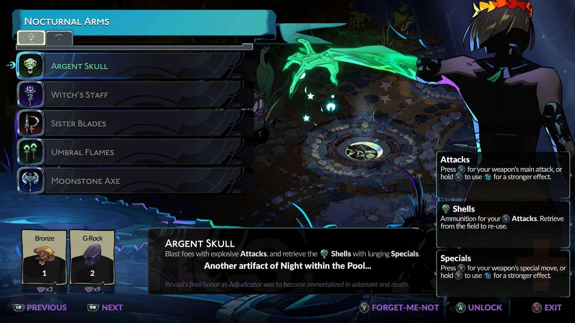 نحوه یافتن G Rock Hades 2: باز کردن سلاح Argent Skull در Hades 2