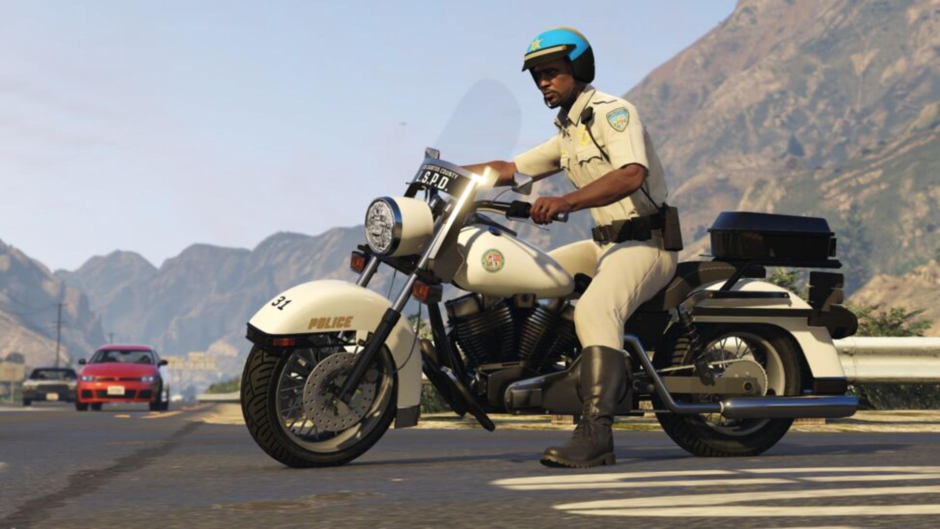 ماشین های جدید جی تی ای آنلاین - Western Police Bike