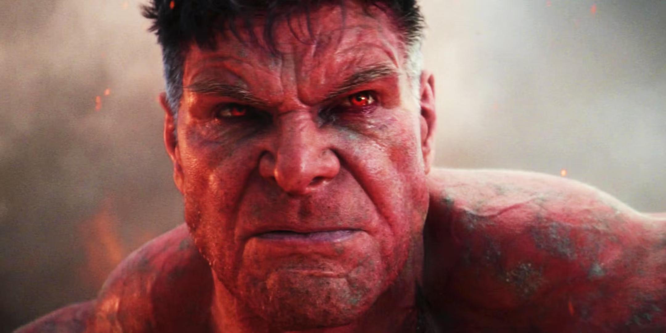 هریسون فورد در نقش Red Hulk در Captain America: Brave New World با چهره ای خشمگین، از بهترین شروران Hulk MCU