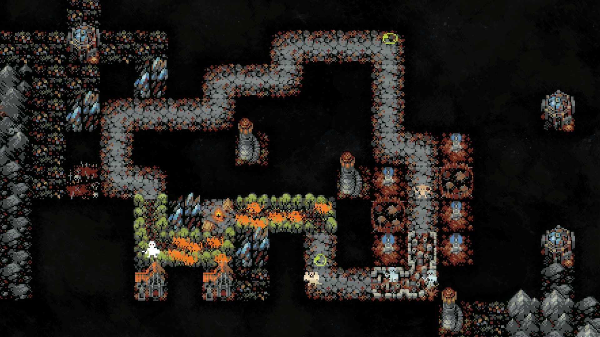 Old-school tile dungeon in Loop Hero, a unique entry in بهترین بازی های Roguelike.