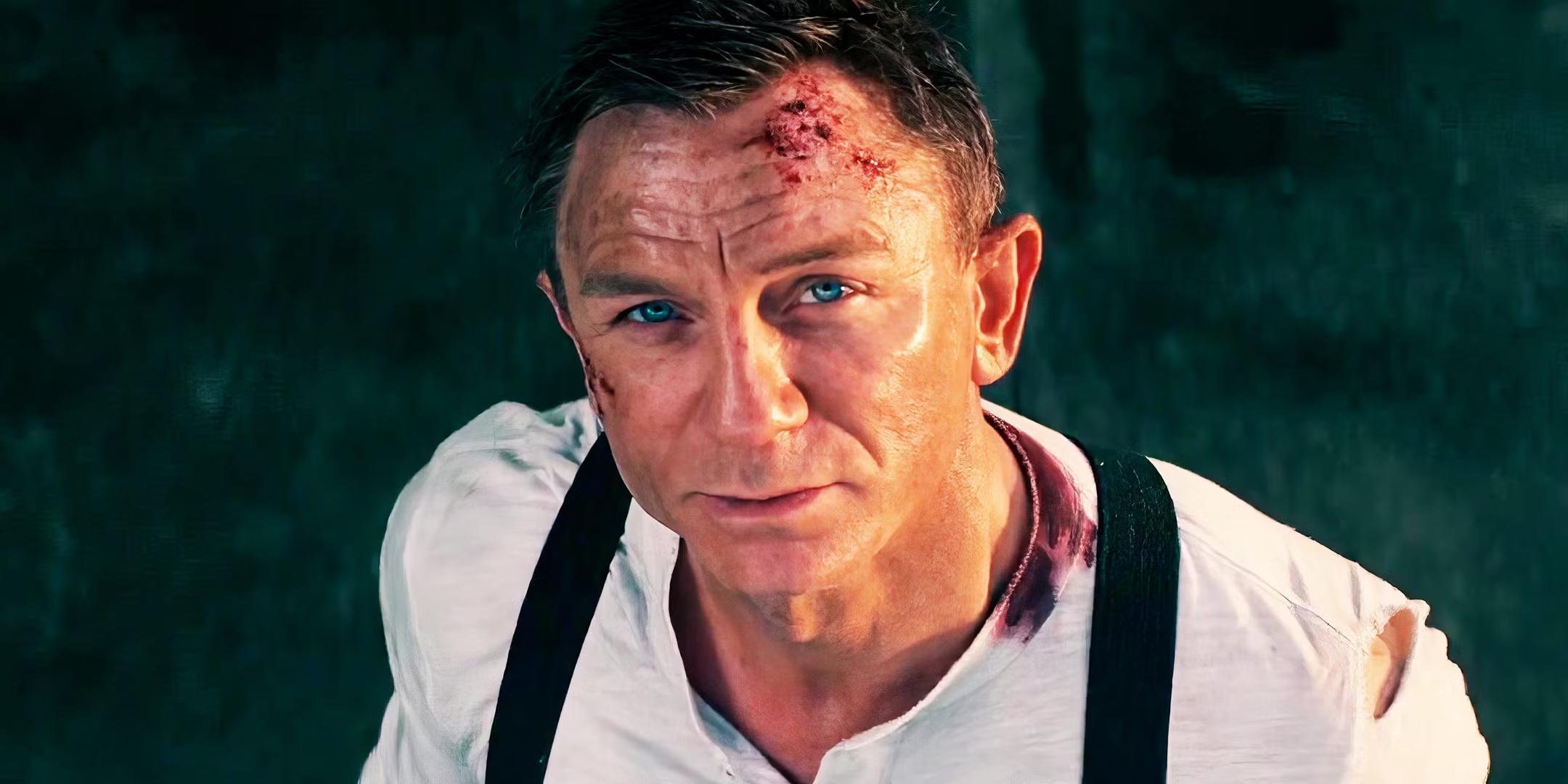 دنیل کریگ با نگاهی مصمم در پایان No Time to Die بهترین پایان James Bond