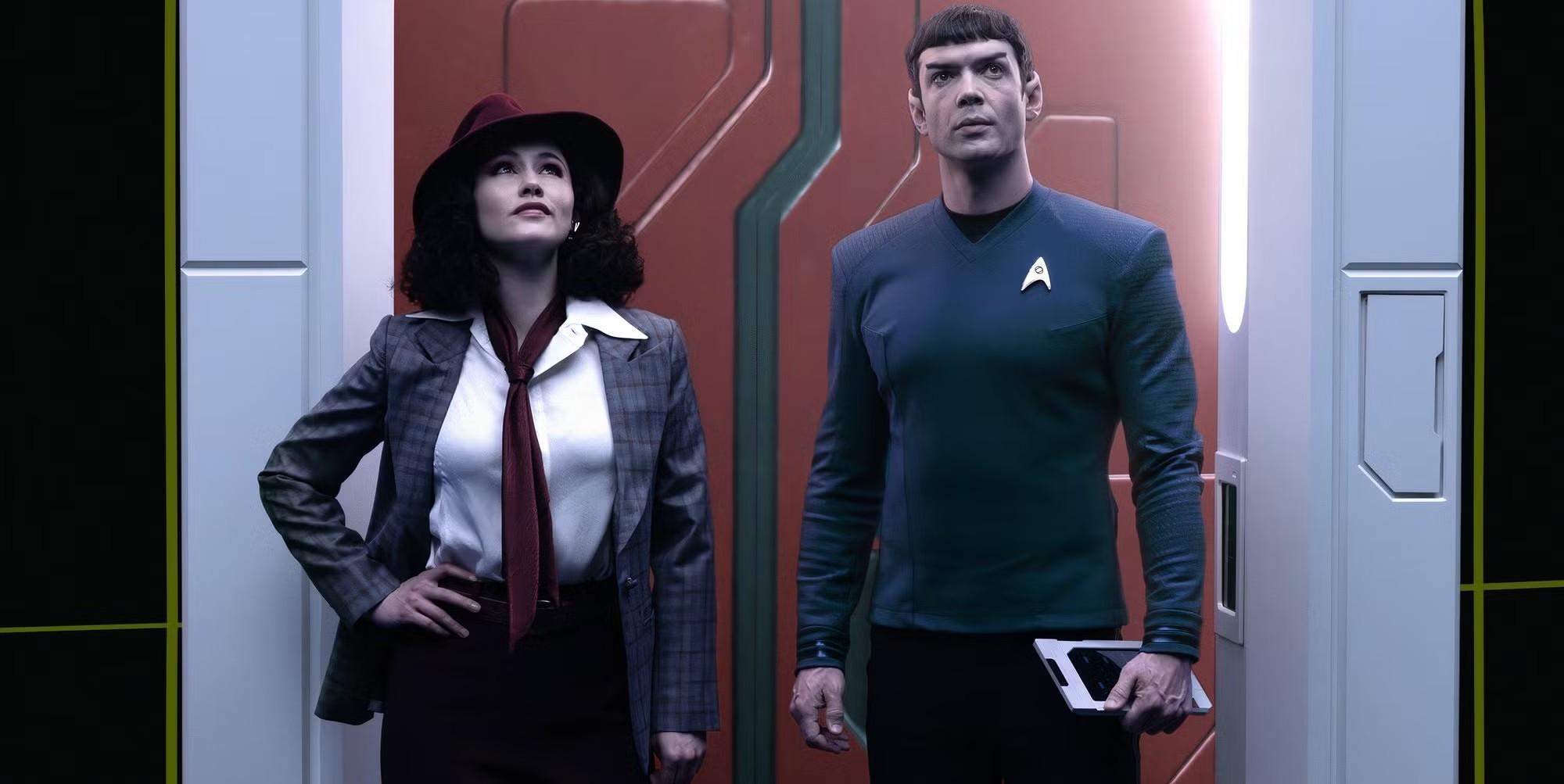 تغییرات Star Trek Strange New Worlds: لَآن و اسپاک در ورودی هولودک