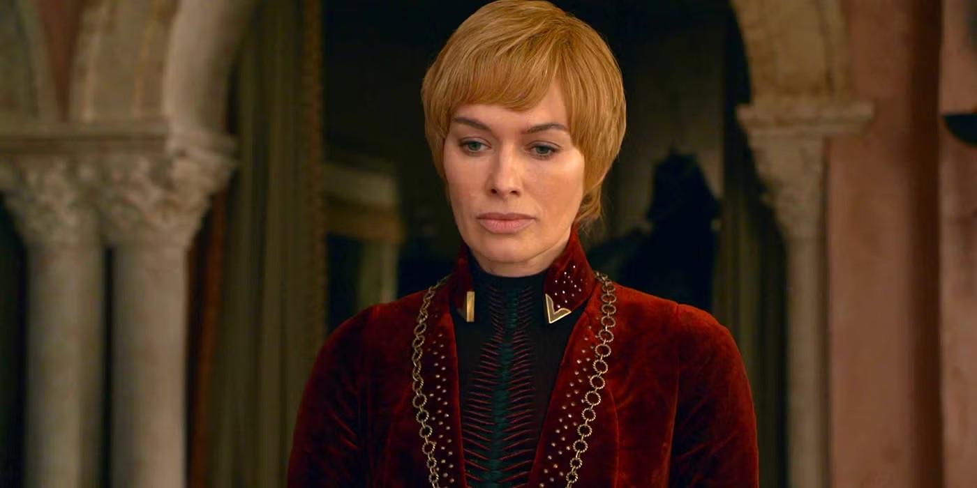 لینا هیدی در نقش سرسی که در Game of Thrones فصل 8 به پایین نگاه می کند - بازیگران احتمالی Valka