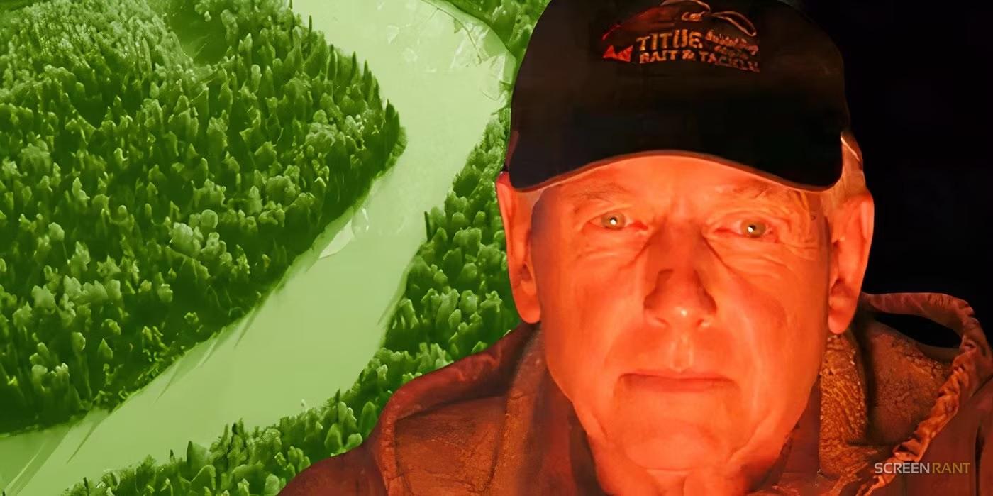 مارک هارمون در نقش گیبس مسن در NCIS: Origins، نشان دهنده نیاز گیبس به درمان.