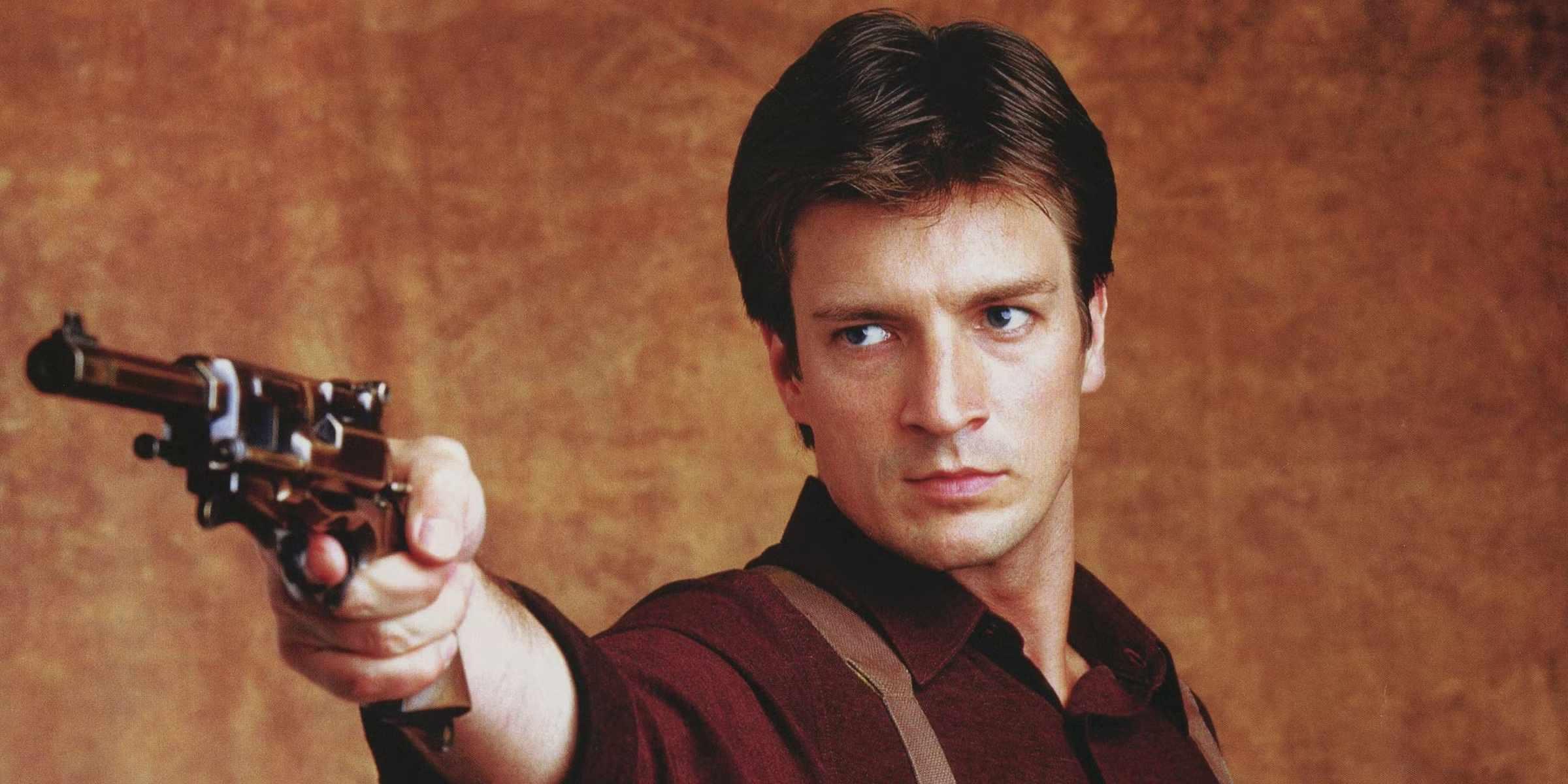 Nathan Fillion in Firefly, یکی از بهترین سریال اکشن Hulu