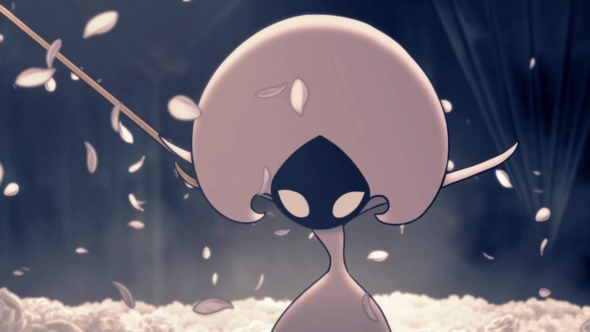 دشواری Silksong و Hollow Knight: Silksong screenshot of white rose warrior Lace