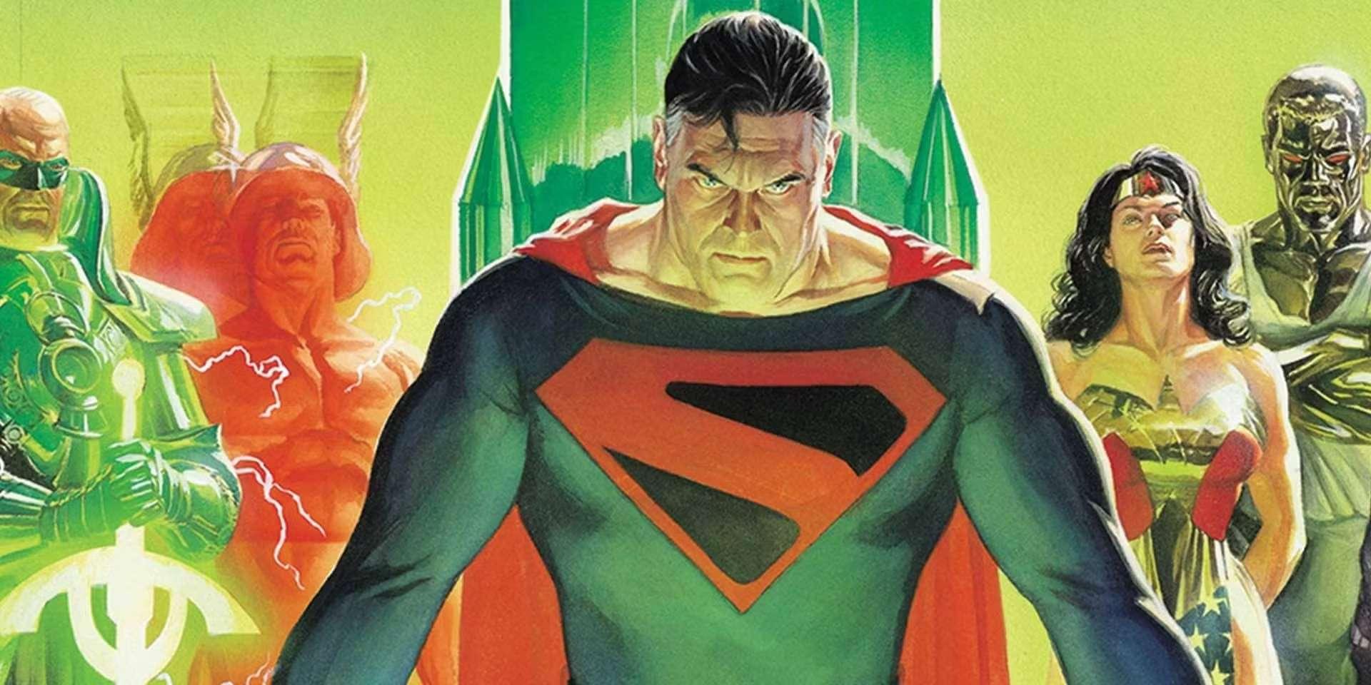 Superman در هنری از Kingdom Come دی سی عصبانی به نظر می رسد - اقتباس های کمیک DCU