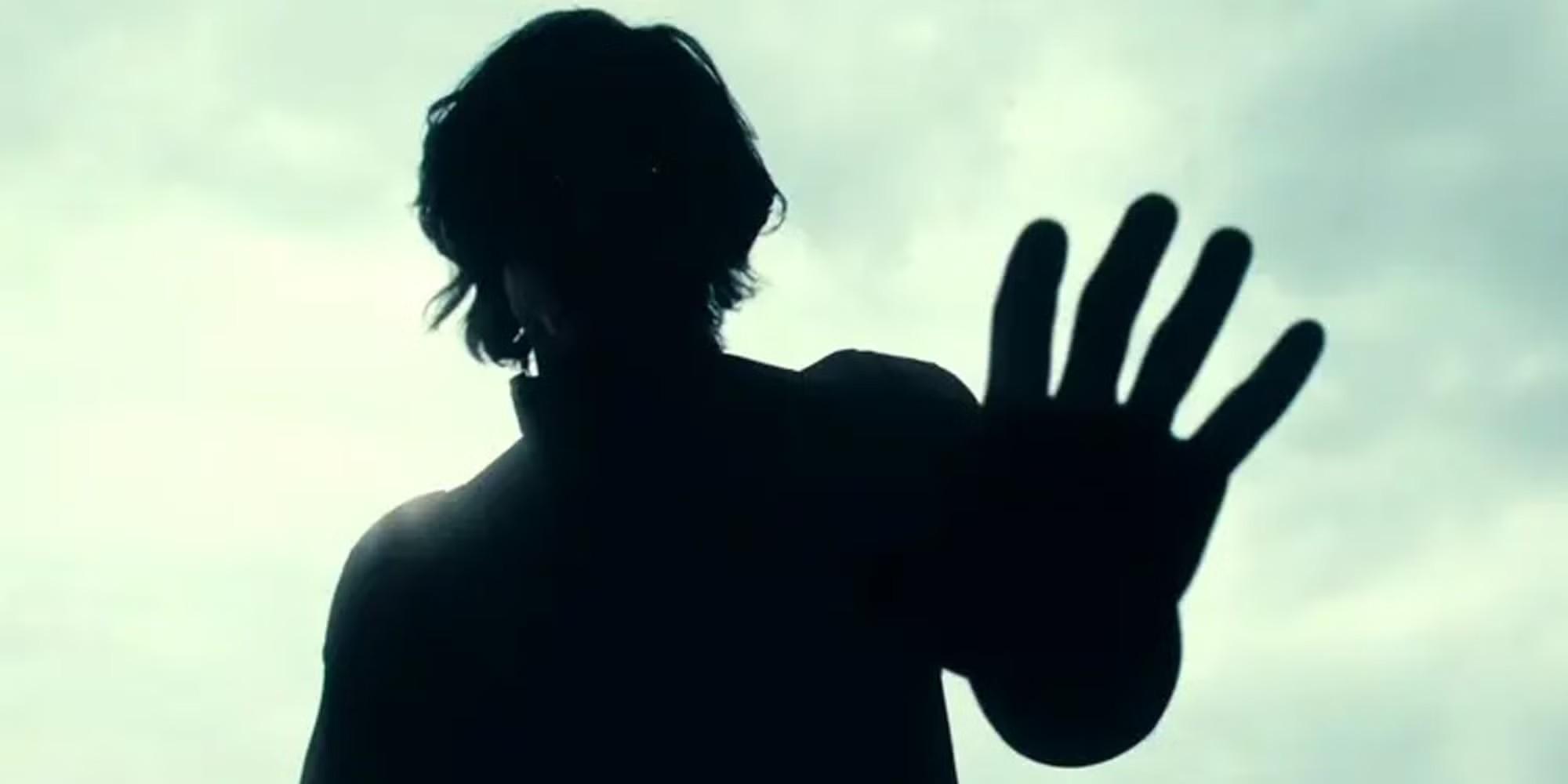 The Void (Lewis Pullman) from Thunderbolts with one hand out, potentially one of the شرورهای همراه Doctor Doom