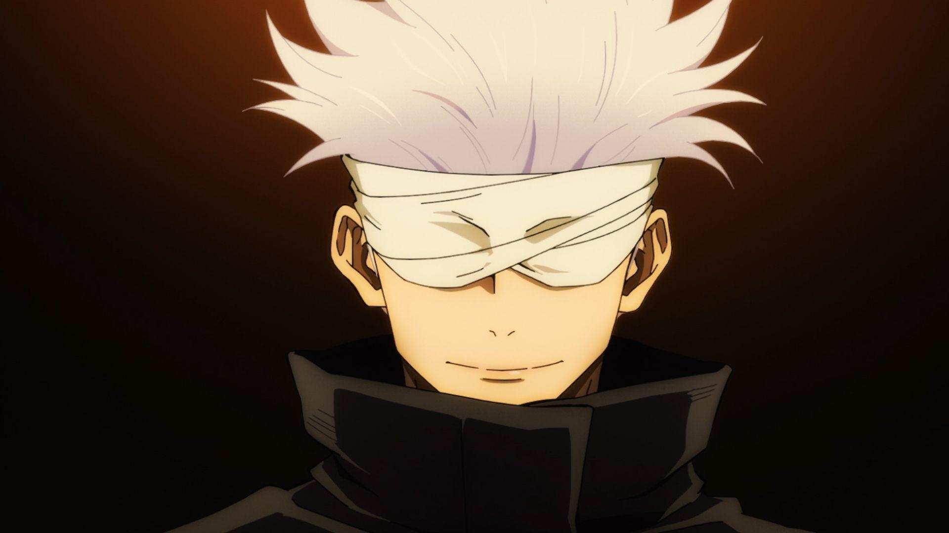 Gojo با چشمان بسته در Jujutsu Kaisen 0، فیلم انیمه جدید 2025