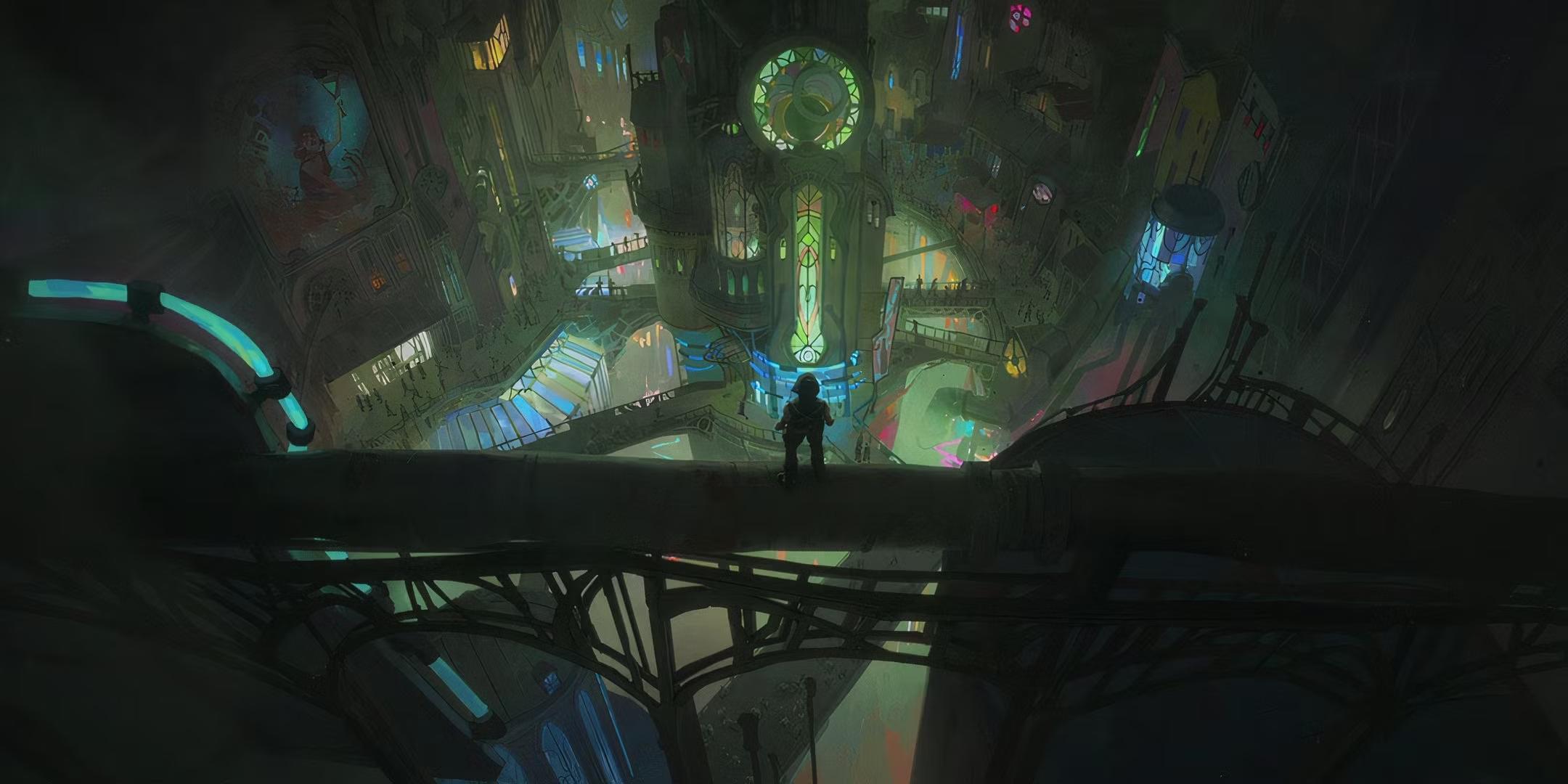 وای از بالای زاون به پایین نگاه می کند در Arcane، انیمیشن بدون قسمت بد