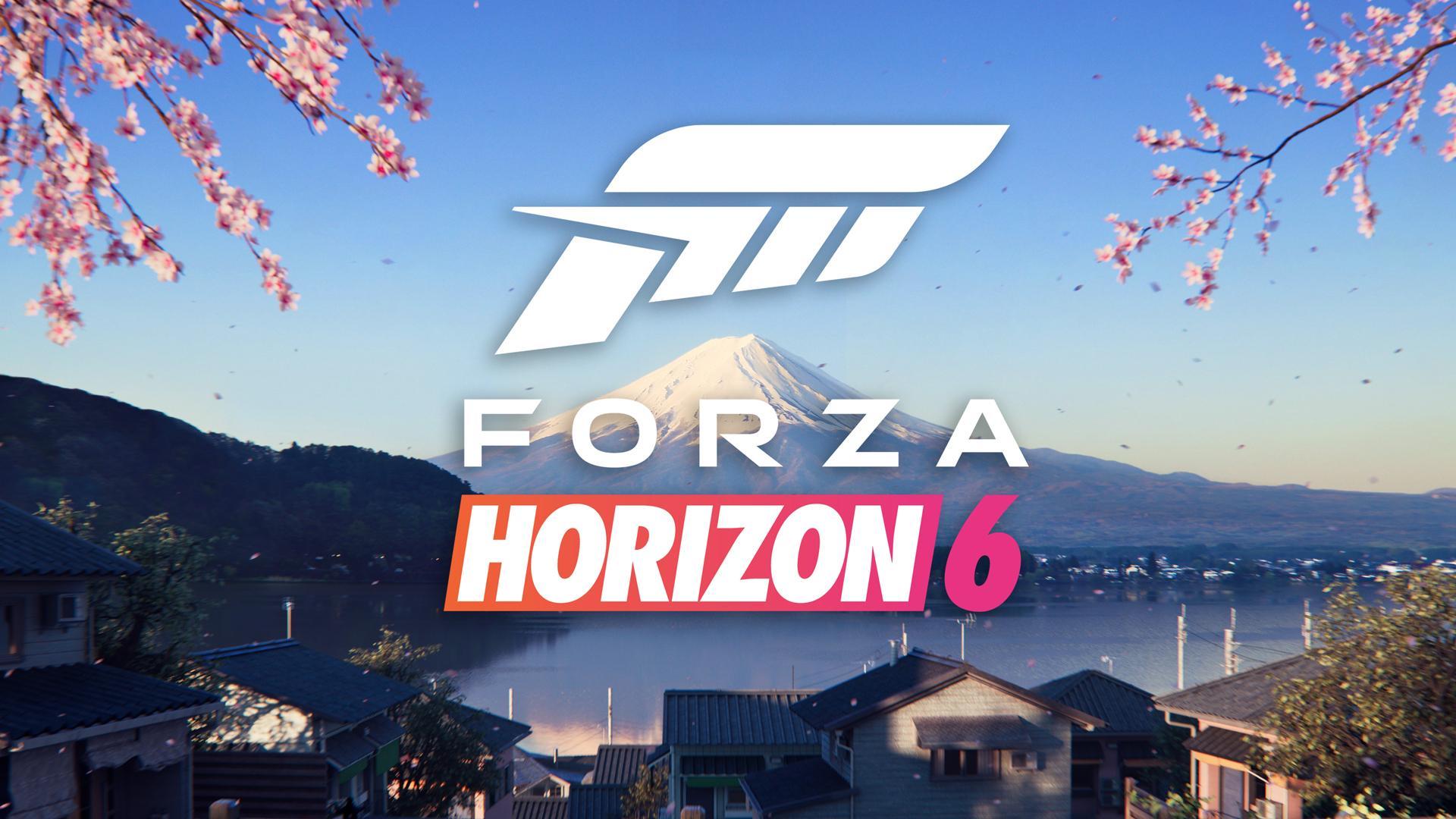 تصویر لوگوی Forza Horizon 6 با پس زمینه کوه در ژاپن – همه چیز درباره Forza Horizon 6