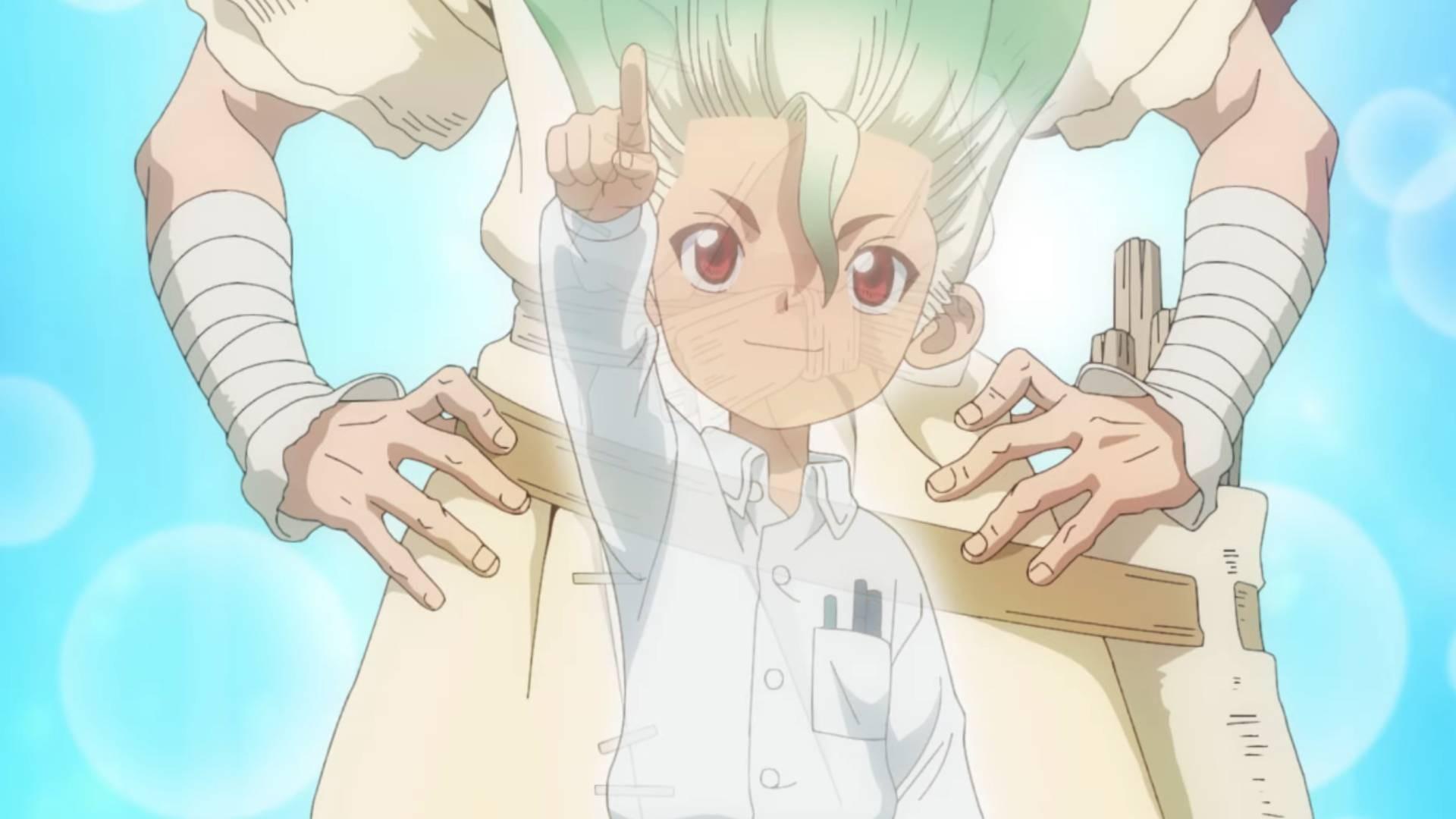 Senku جوان در Dr. Stone season 4، از انیمه های جدید 2025
