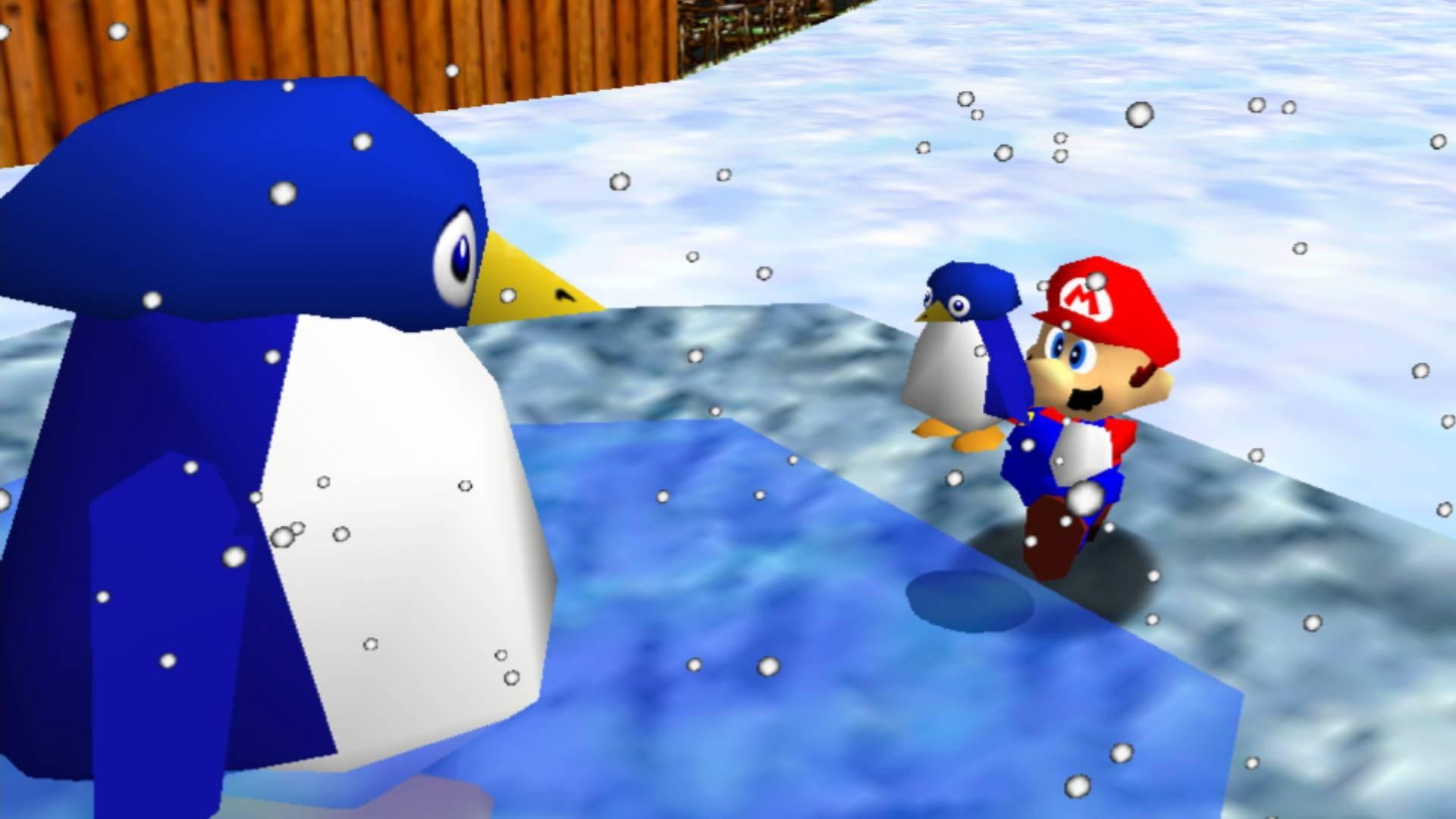 اسکرین شات Mario در Super Mario 64: جادوی ماریو در تعامل