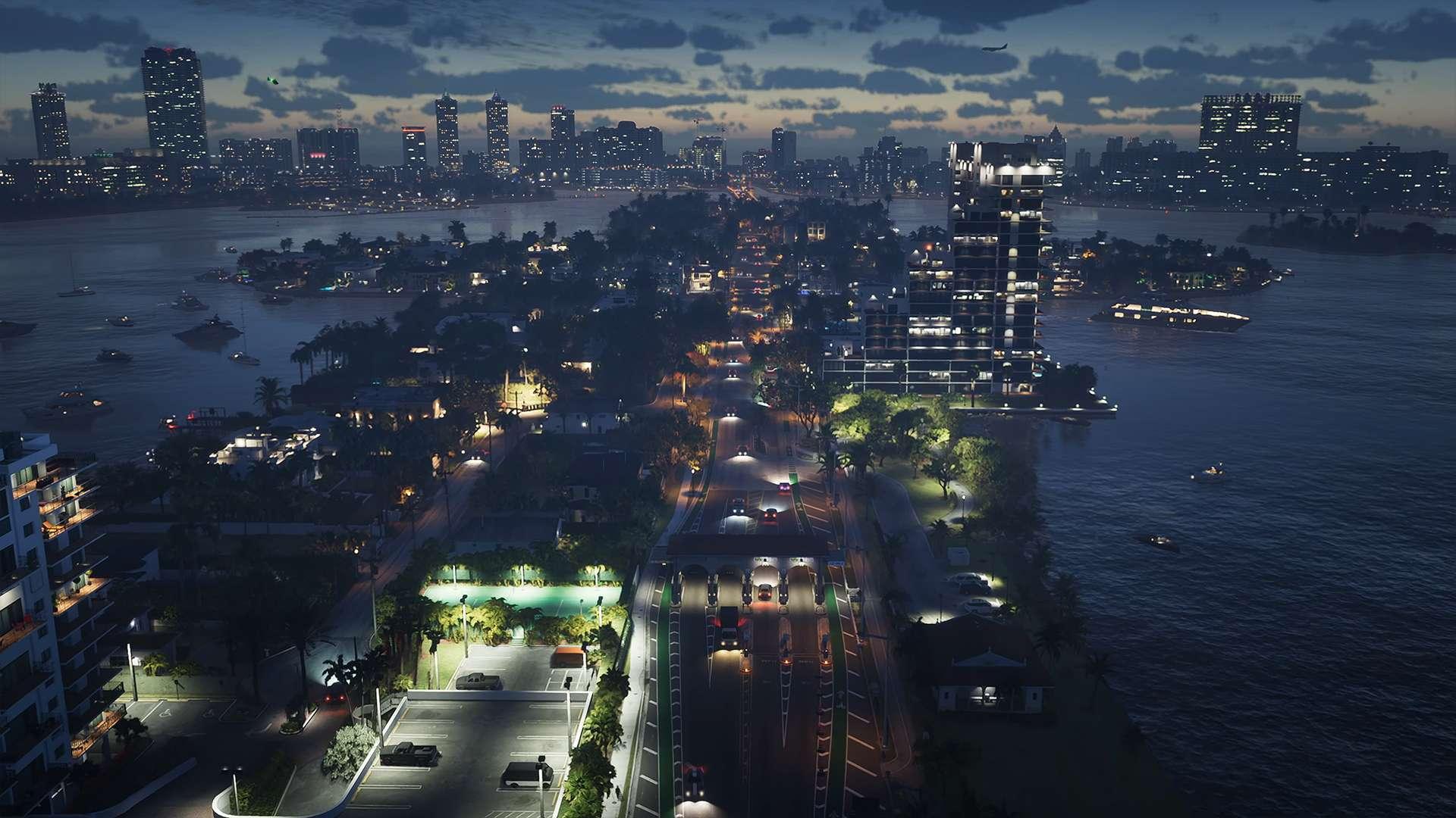 همه چیز درباره GTA 6: نمایی از Vice City در شب
