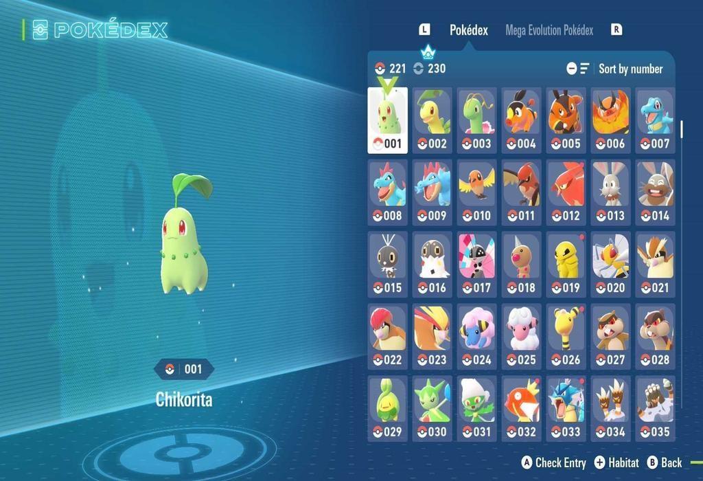 پوکدکس کامل و تمام پوکمون های Pokemon Legends: Z-A در لومیوس سیتی