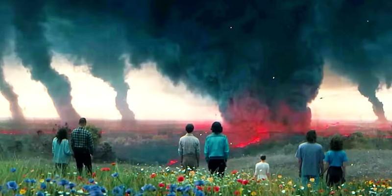 هاوکینز در حال سوختن در پایان فصل چهارم Stranger Things، از اسرار Stranger Things فصل 5