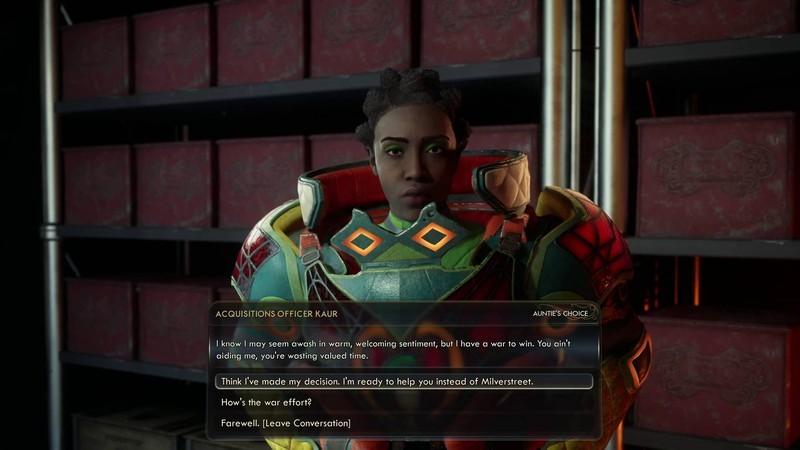 The Outer Worlds 2 Milverstreet یا Kaur choice kaur conversation