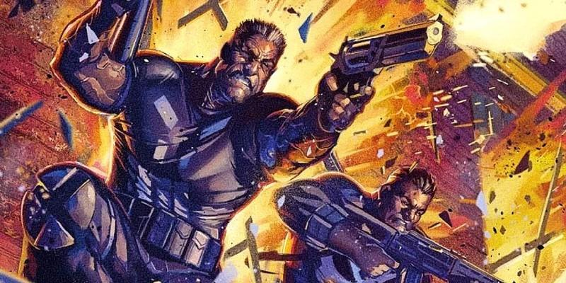 Punisher: تاریک ترین قتل - فرانک کستل با دو اسلحه از یک انفجار دور می شود
