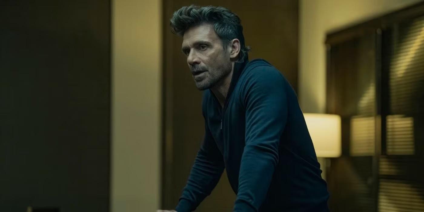 Frank Grillo looking serious as Rick Flag Sr in Peacemaker season 2 - Peacemaker S02E07 توضیح پایان