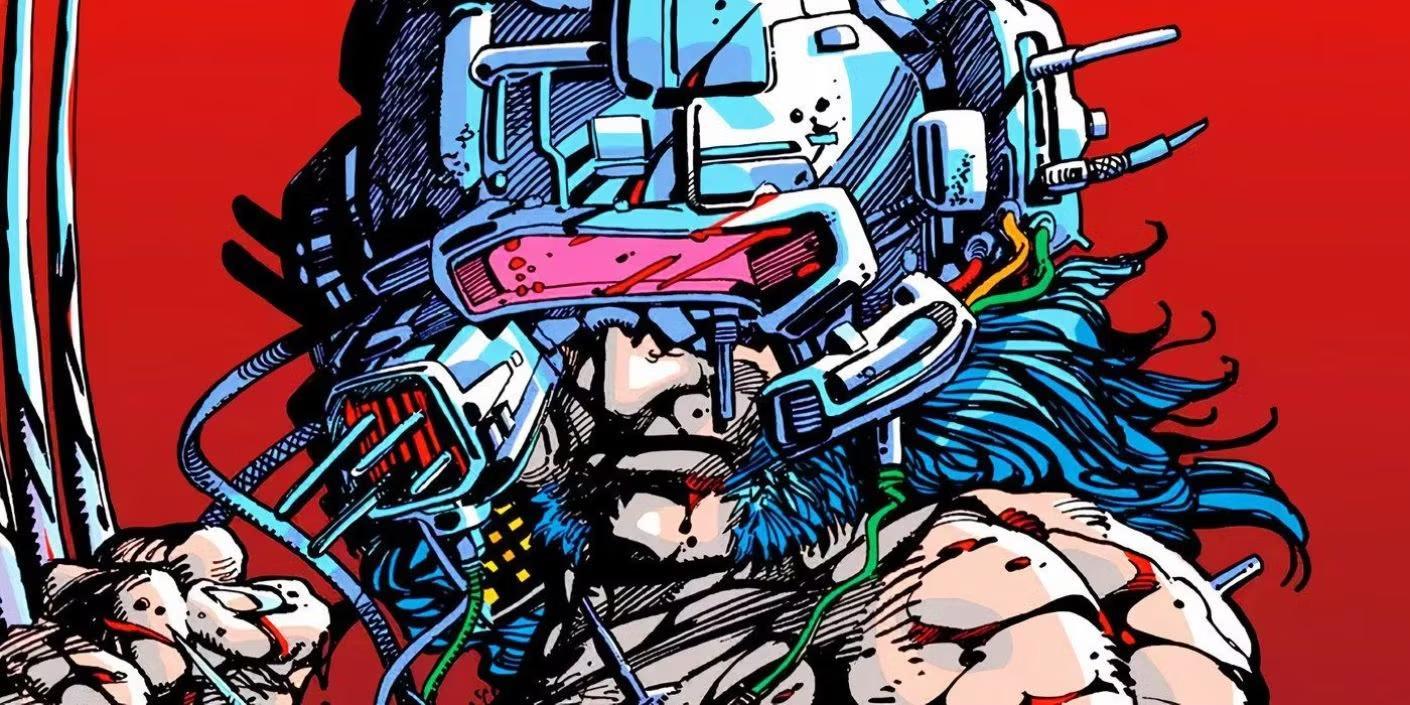 تحول شخصیت های Marvel: Wolverine in Weapon X helmet in Marvel Comics