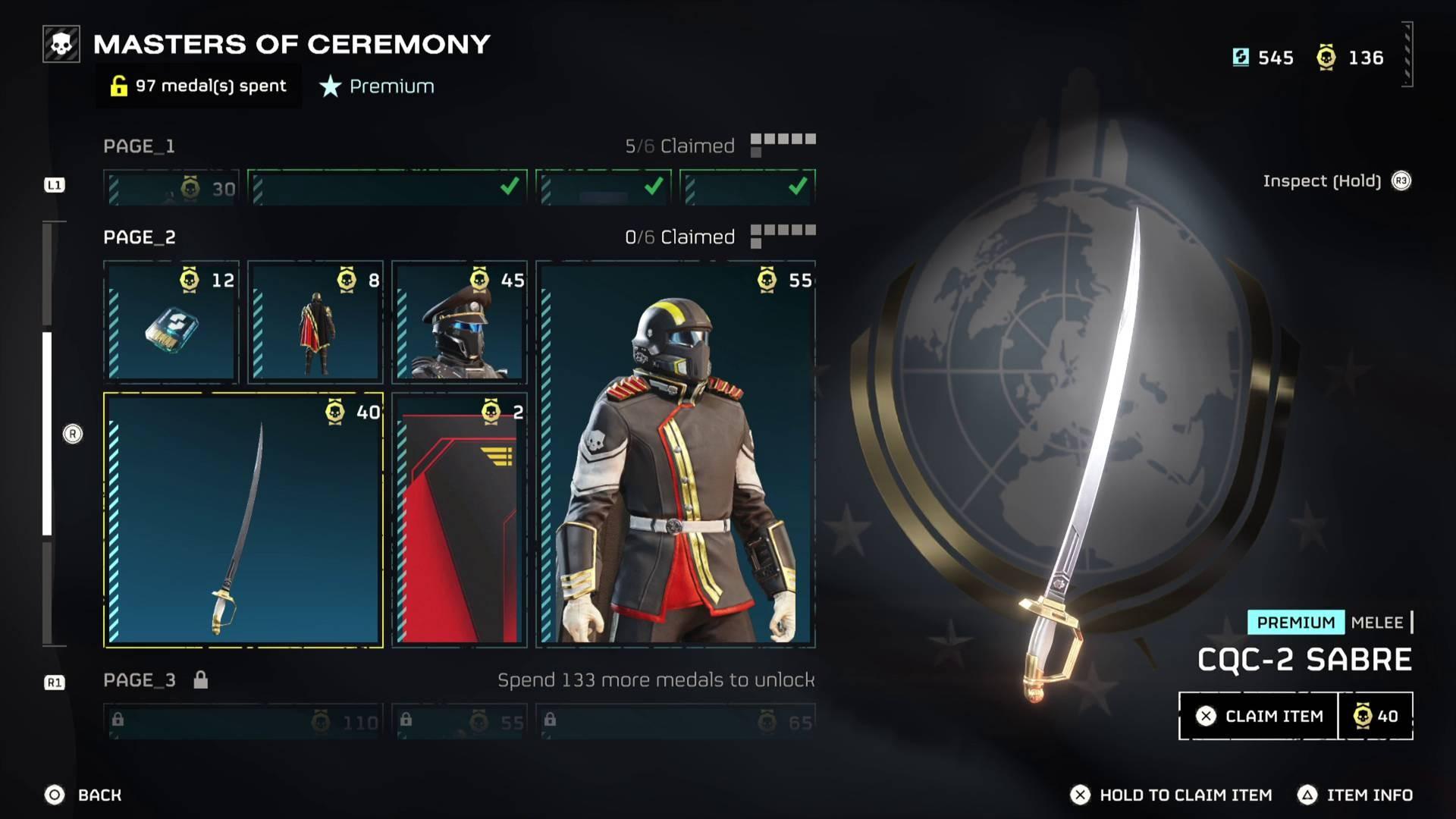 بهترین Warbonds Helldivers 2 - سلاح Sabre Warbond Masters of Ceremony