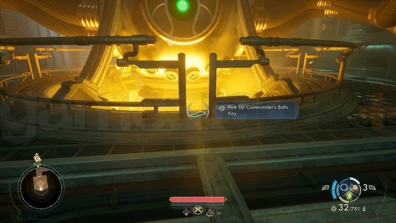 کلید گاوصندوق فرمانده Outer Worlds 2