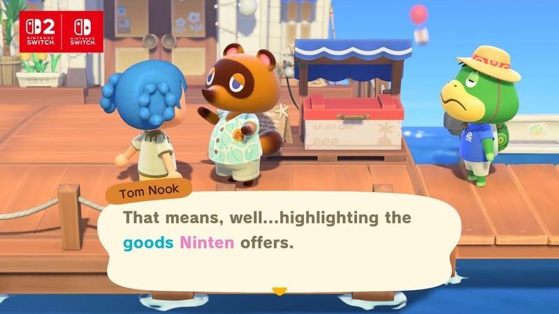 تام نوک در Animal Crossing: New Horizons آپدیت 3.0 با شما در مورد نوع کالاهایی که جزیره تان ارائه می دهد صحبت می کند.