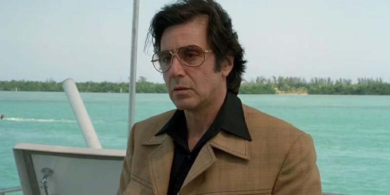 Al Pacino standing on a boat in Donnie Brasco