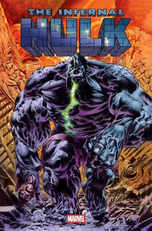 کاور Infernal Hulk جدید مارول