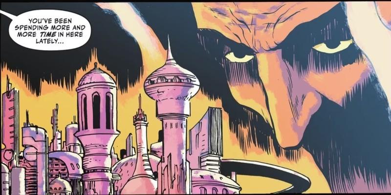 شهر بطری Kandor پس از Brainiac عامل نابودی کریپتون: ژنرال زاد در حال تفکر