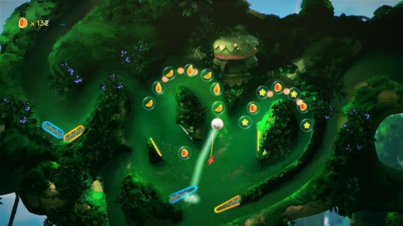 A screenshot of the forest level in Yoku's Island, یکی از بهترین بازی های Metroidvania.