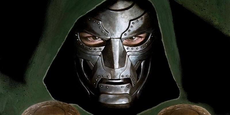 ویکتور مستقیما به دوربین در کاور Doctor Doom اثر ادی گرانوف نگاه می کند - قوی ترین دشمنان Avengers