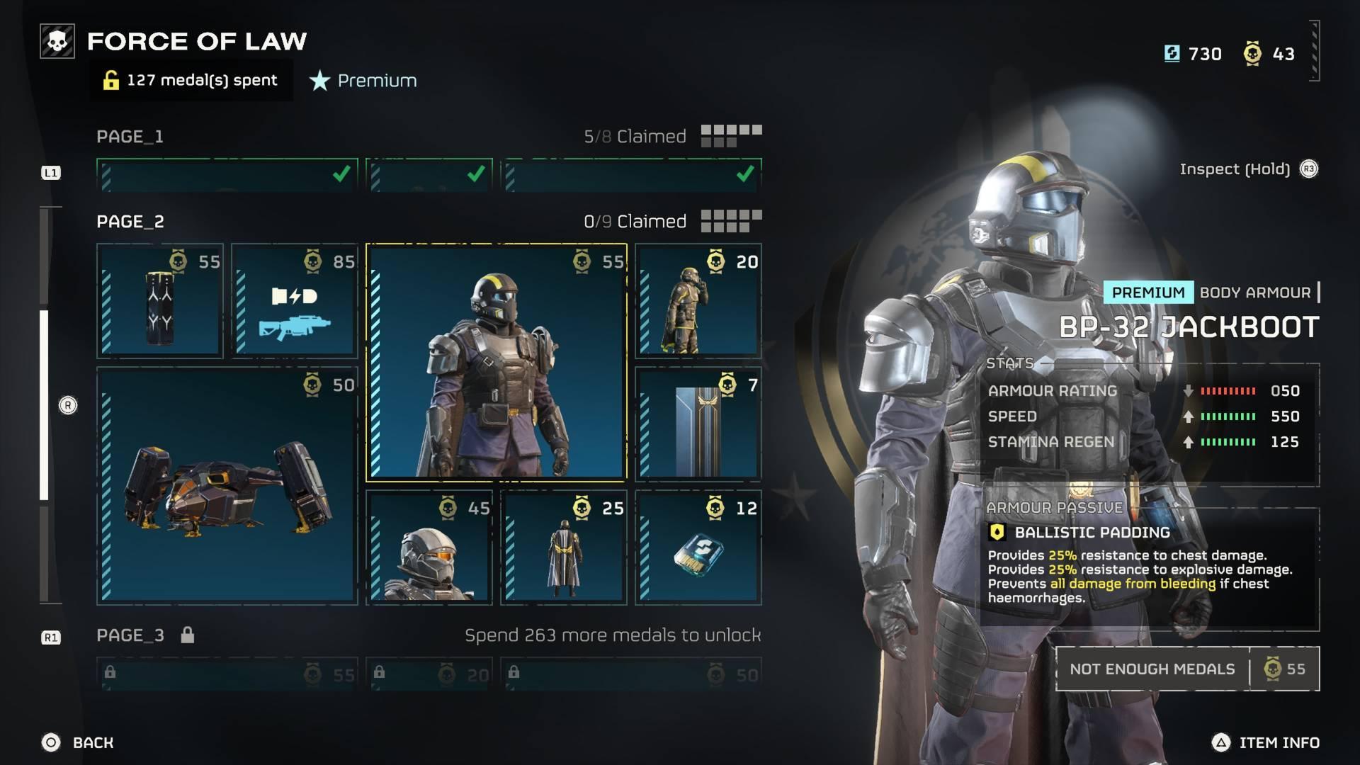 بهترین Warbonds Helldivers 2 - زره Jackboot Warbond Force of Law