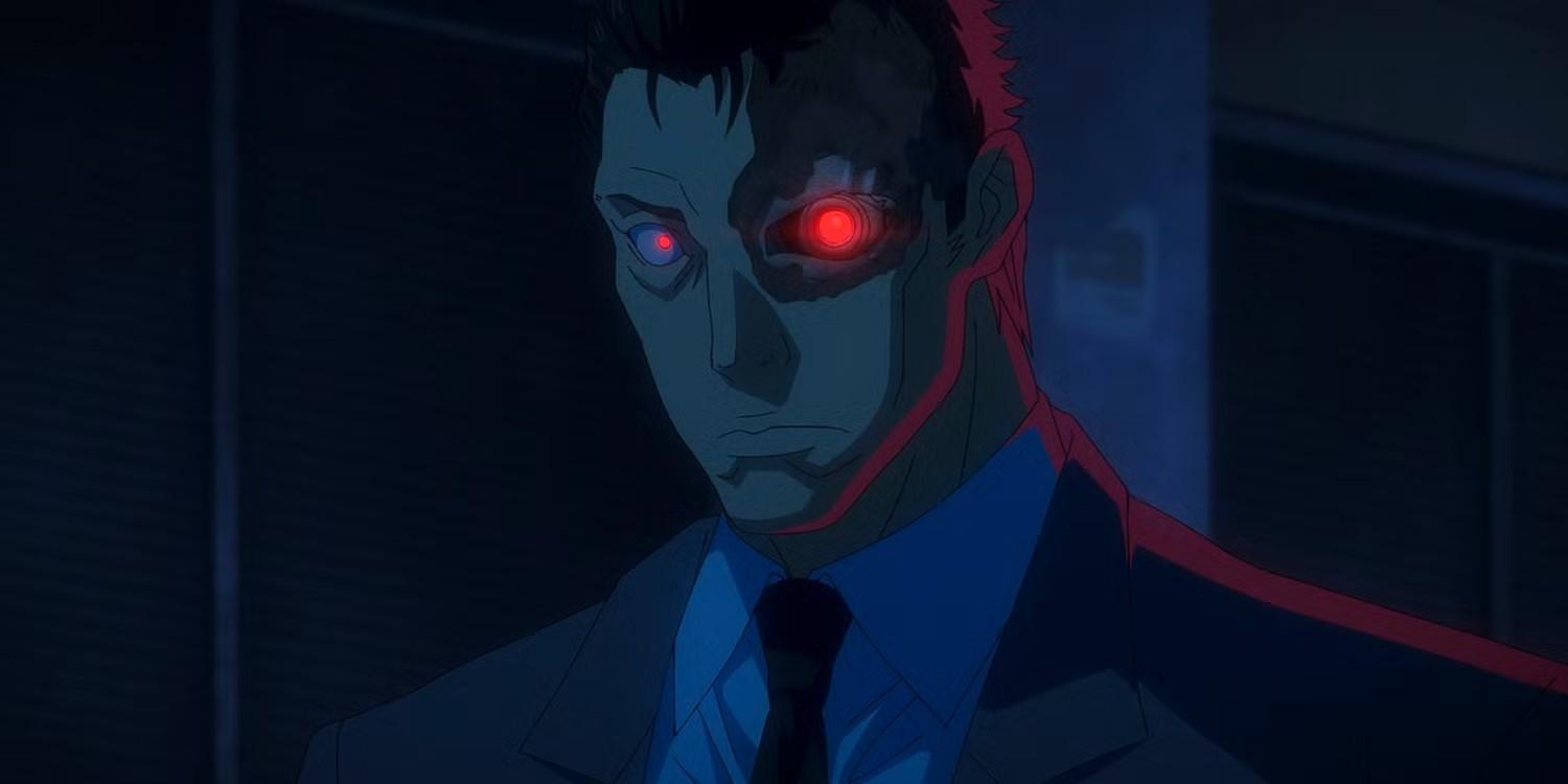 Terminator با چشمان قرمز درخشان در Terminator Zero