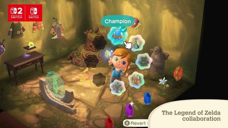 آیتم هایی از همکاری The Legend of Zelda با Animal Crossing: New Horizons آپدیت 3.0.