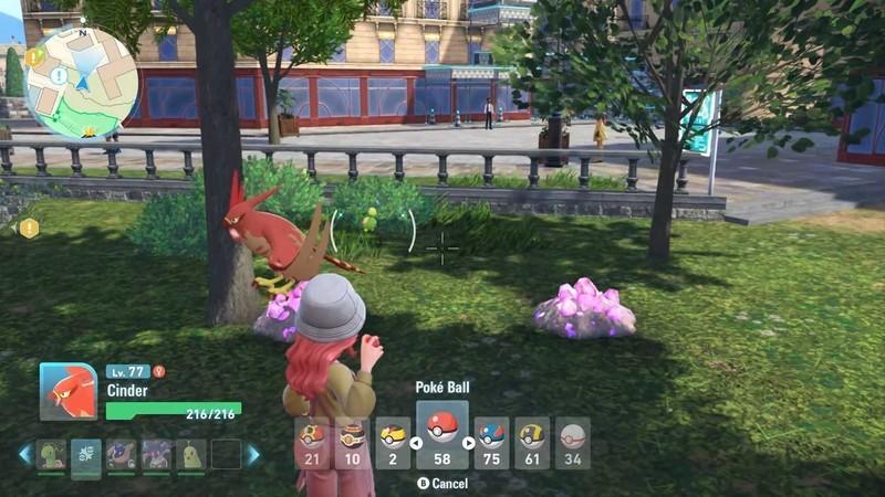 چگونه Pokemon shiny بگیریم: A shiny Budew flees in Pokemon Legends: Z-A.