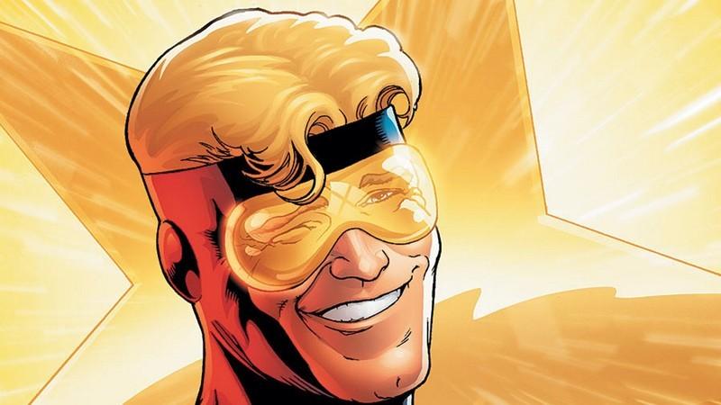 تصویری از Booster در حال لبخند از کمیک های DC، مرتبط با سریال Booster Gold از فیلم و سریال های جدید DC