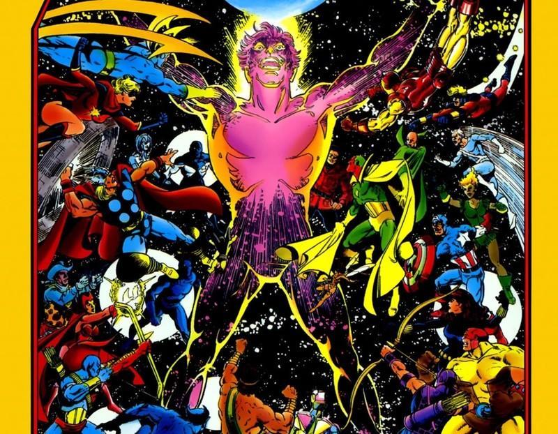 هنر حماسه ی Korvac اونجرز، که نظریه Korvac در Wonder Man را تقویت می کند