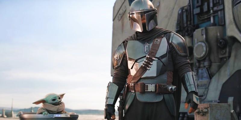 Din Djarin and Grogu side-by-side in The Mandalorian and Grogu راه حل Star Wars