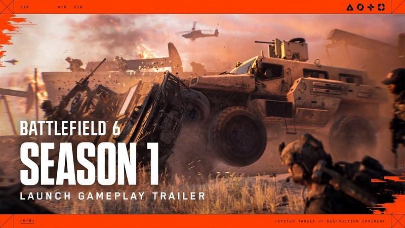 تریلر رسمی گیم پلی فصل 1 بازی Battlefield 6 - Battlefield 6 فارم XP