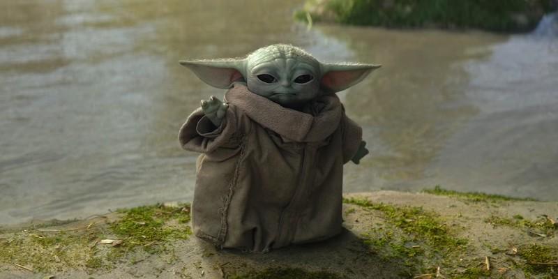 Grogu from The Mandalorian and Grogu راه حل Star Wars using the Force on Ossus.